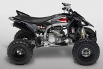 Beispiel für die Farben, War Machine Hintergrund = Schwarz, Designfarbe = Grau für Yamaha YFZ 450R 2009-2013